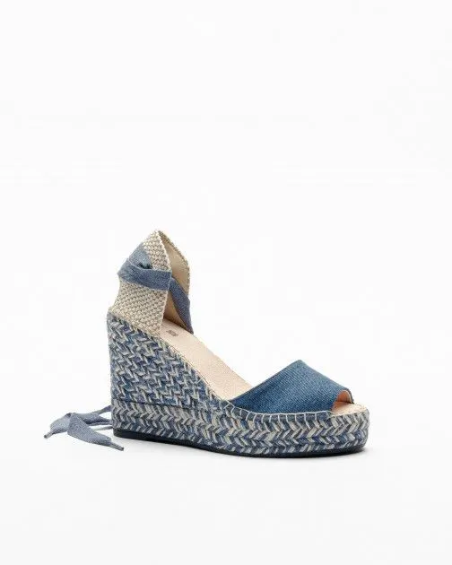 Sandalias con cuña PROF ALBA58 Azul