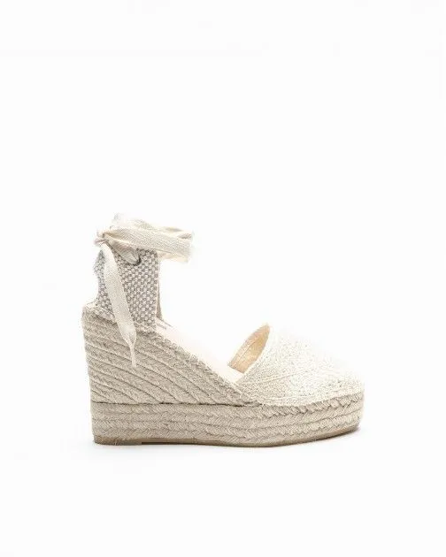 Sandalias con cuña PROF Alba64 Beige