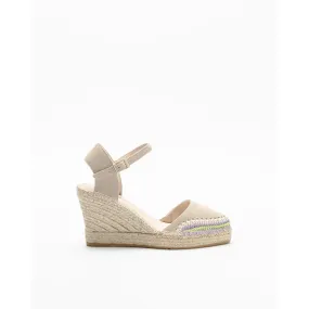 Sandalias con cuña PROF Denis 42 Beige