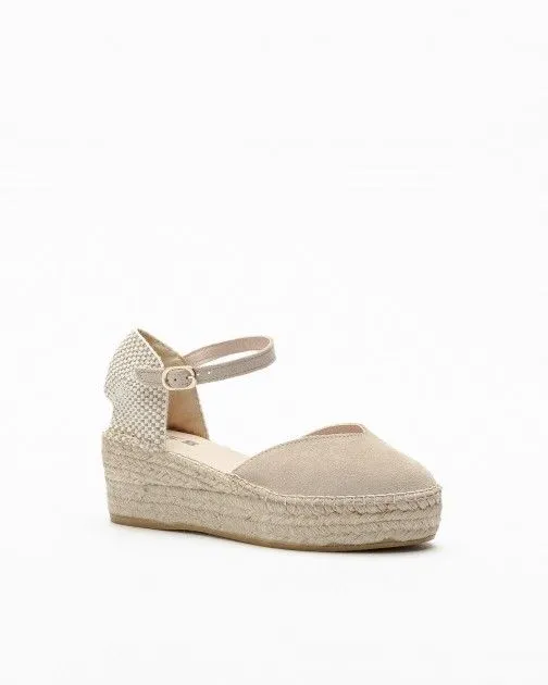 Sandalias con cuña PROF JAVA22 Beige