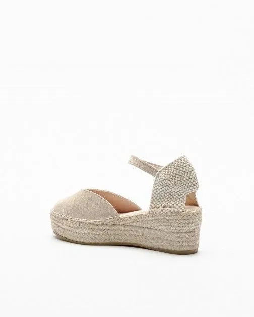 Sandalias con cuña PROF JAVA22 Beige