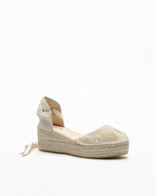 Sandalias con cuña PROF Java79 Beige