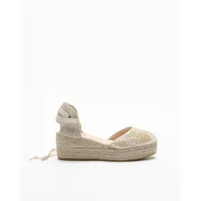 Sandalias con cuña PROF Java79 Beige