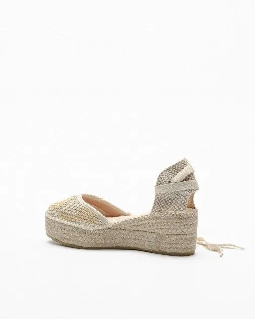 Sandalias con cuña PROF Java79 Beige