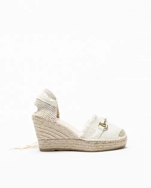 Sandalias con cuña PROF Musa 42 Beige