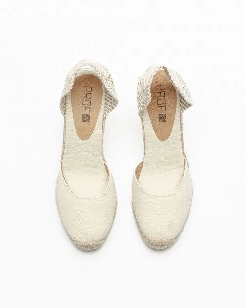 Sandalias con cuña PROF NATY 2 Beige