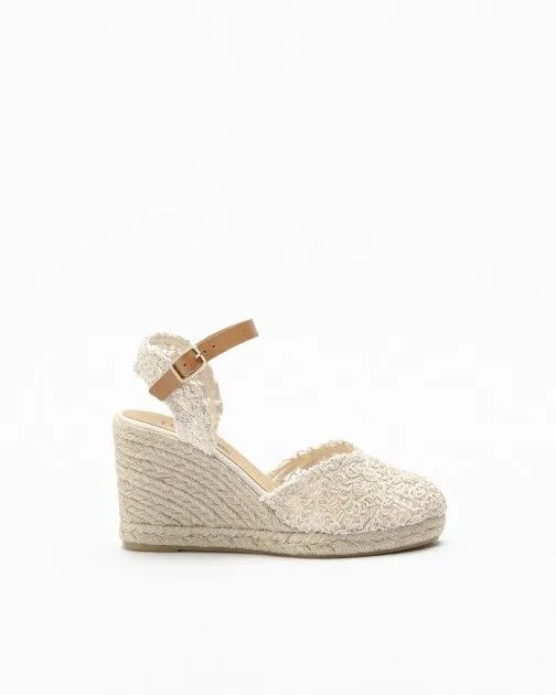 Sandalias con cuña PROF PRO24YU471 Beige