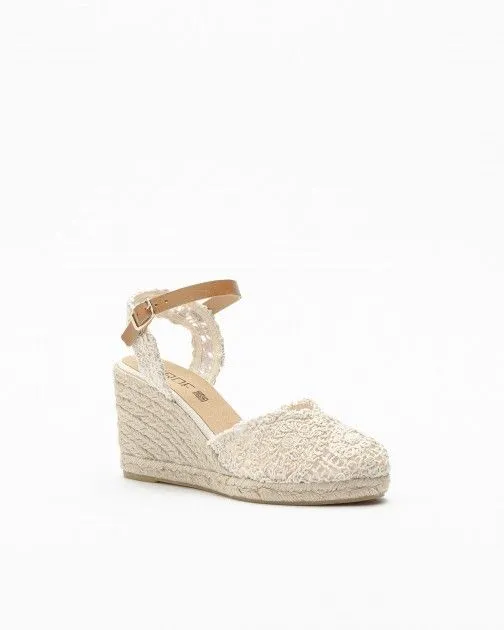 Sandalias con cuña PROF PRO24YU471 Beige