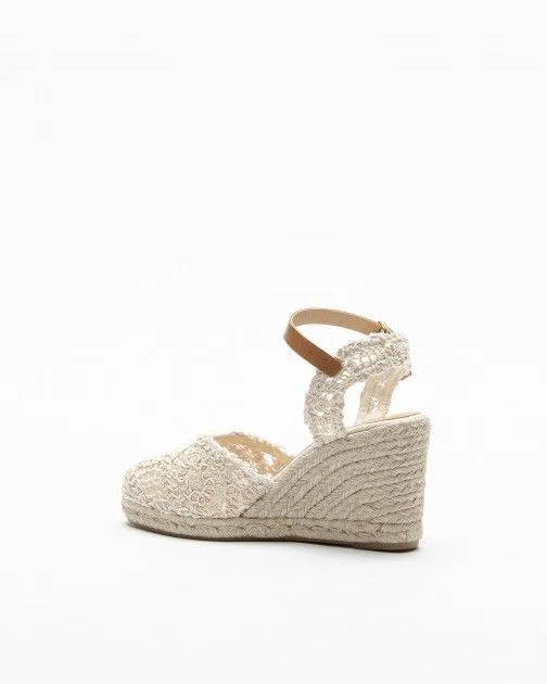 Sandalias con cuña PROF PRO24YU471 Beige