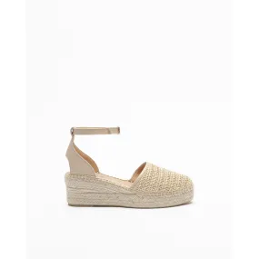 Sandalias con cuña PROF PRO24YU502 Beige