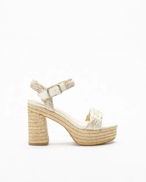 Sandalias de tacón alto Guess FLGFONELE03 Beige