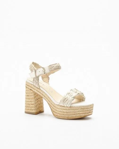 Sandalias de tacón alto Guess FLGFONELE03 Beige