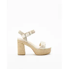 Sandalias de tacón alto Guess FLGFONELE03 Beige