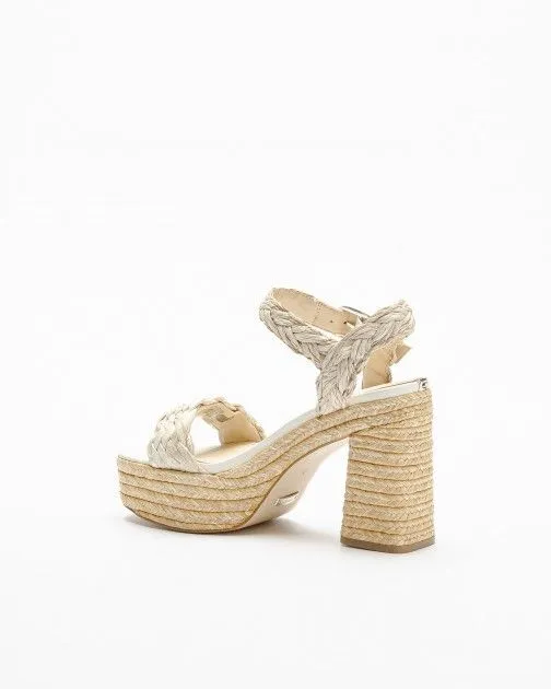 Sandalias de tacón alto Guess FLGFONELE03 Beige