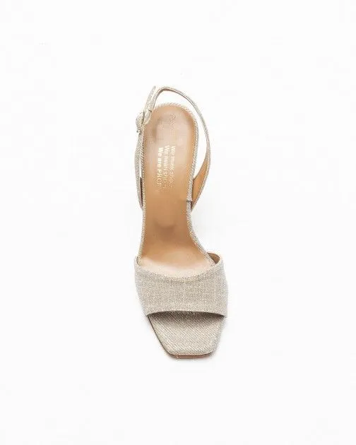 Sandalias de tacón alto PROF 211 Beige