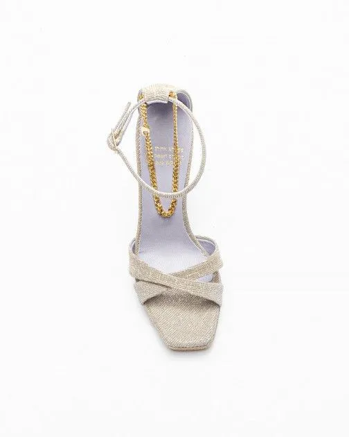 Sandalias de tacón alto PROF 3236 Beige