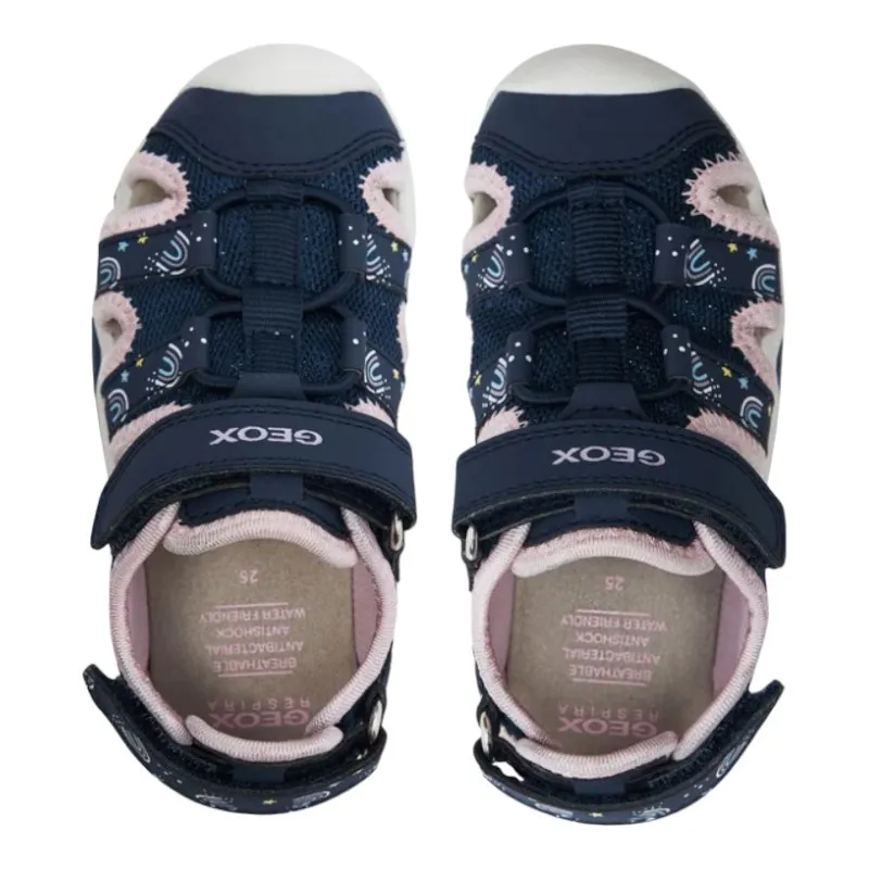 Sandalias Geox niña azules