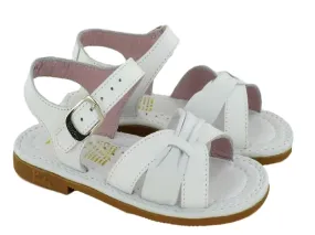 Sandalias Kinder 6091 Blanco Para Niña