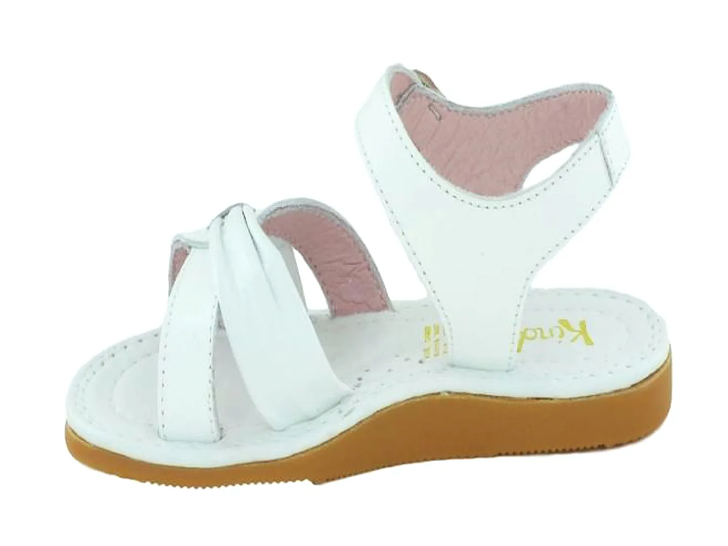 Sandalias Kinder 6091 Blanco Para Niña