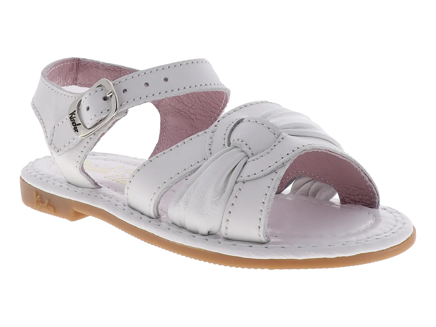 Sandalias Kinder 6624 Blanco Para Niña