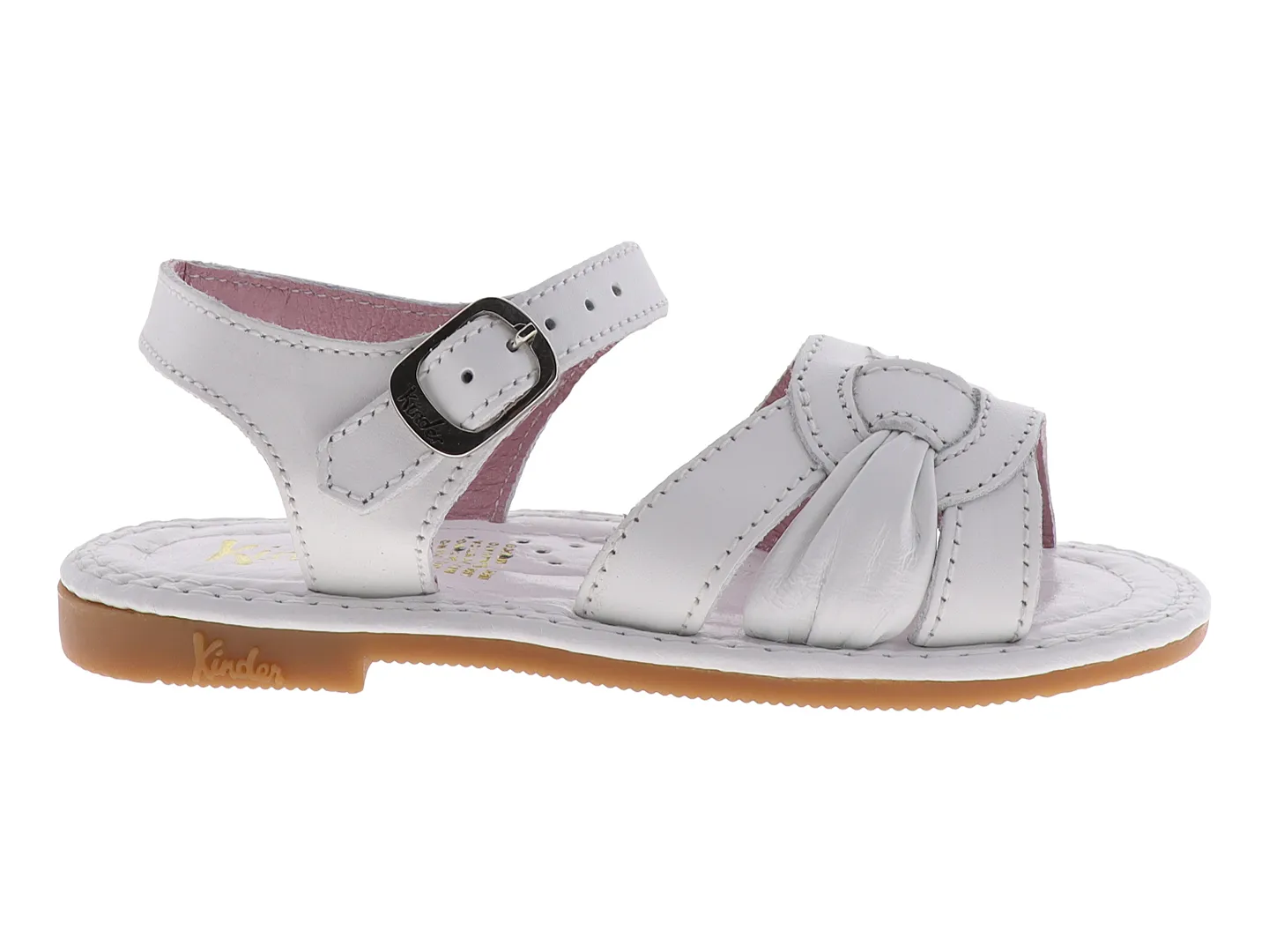 Sandalias Kinder 6624 Blanco Para Niña