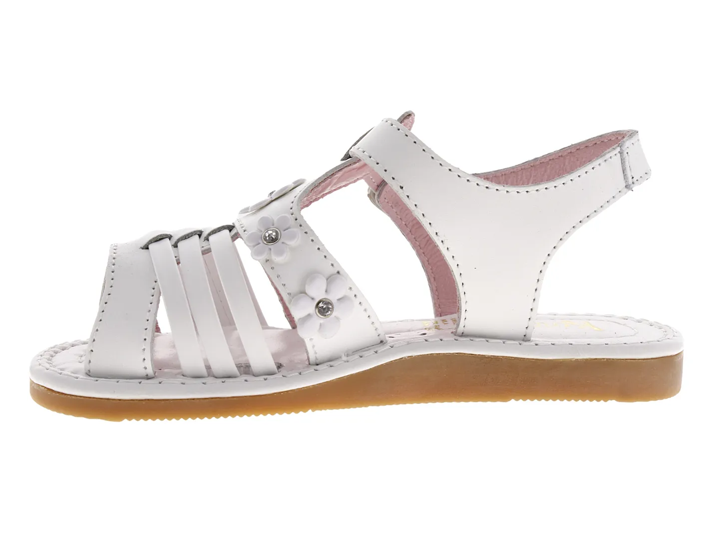 Sandalias Kinder 6630 Blanco Para Niña