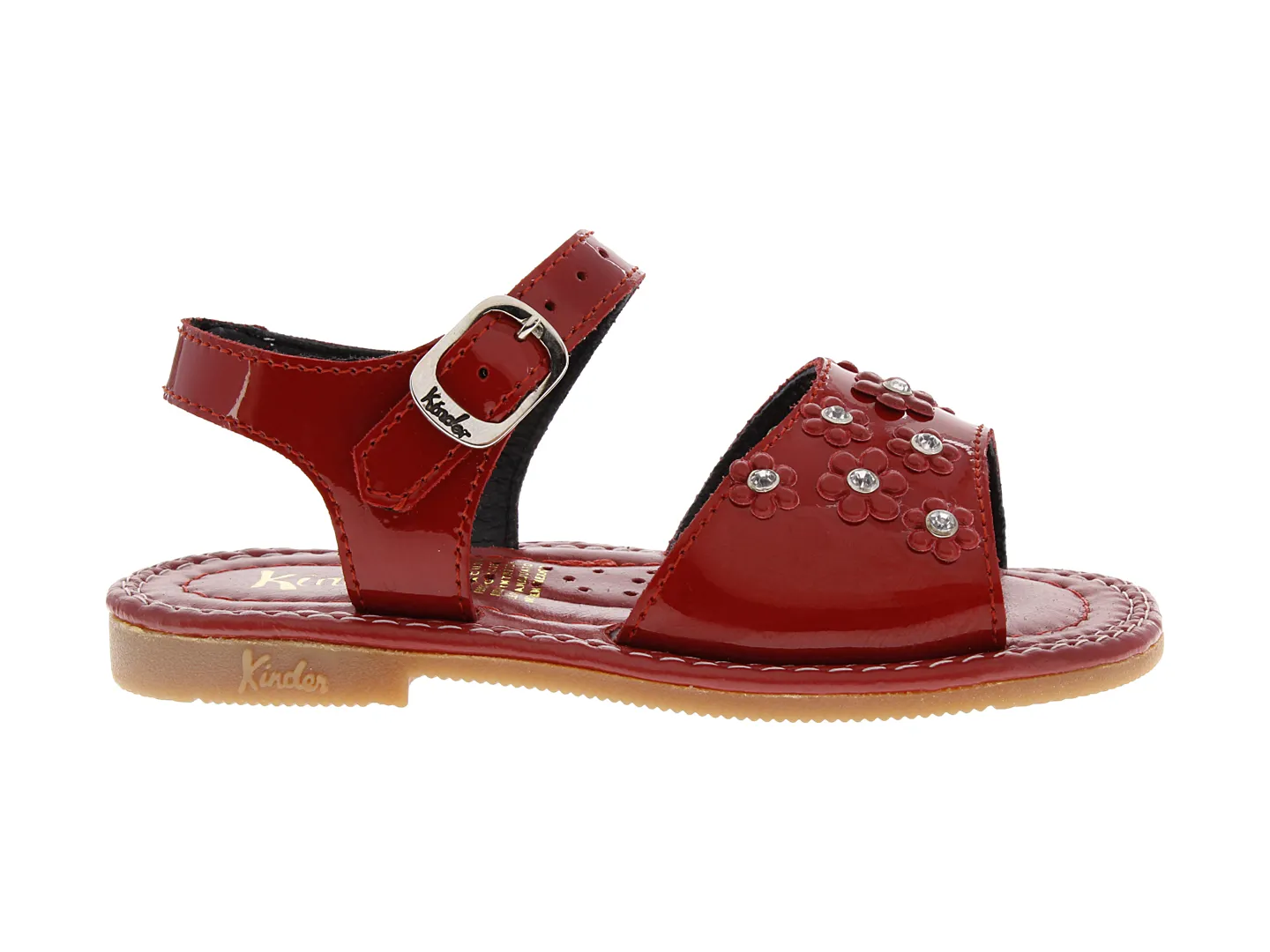 Sandalias Kinder 6631 Rojo Para Niña