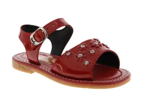 Sandalias Kinder 6631 Rojo Para Niña