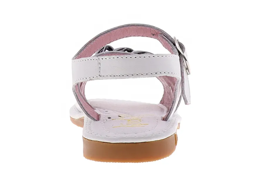 Sandalias Kinder 6649 Blanco Para Niña