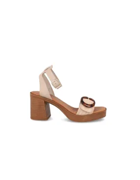 Sandalias Mujer Tacón Pulsera