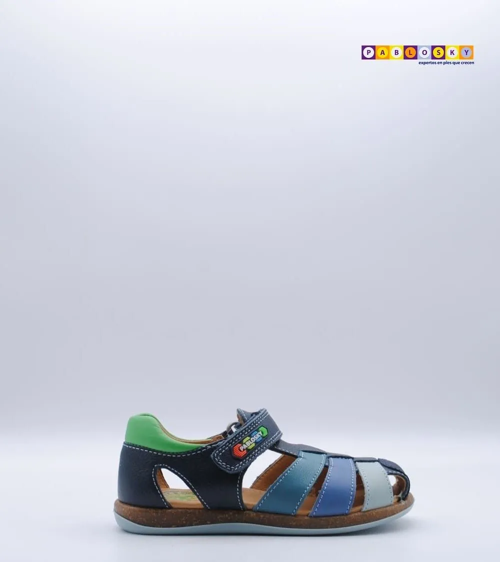 SANDALIAS PABLOSKY BEBÉ NIÑO NIAGARA VELCRO AZUL