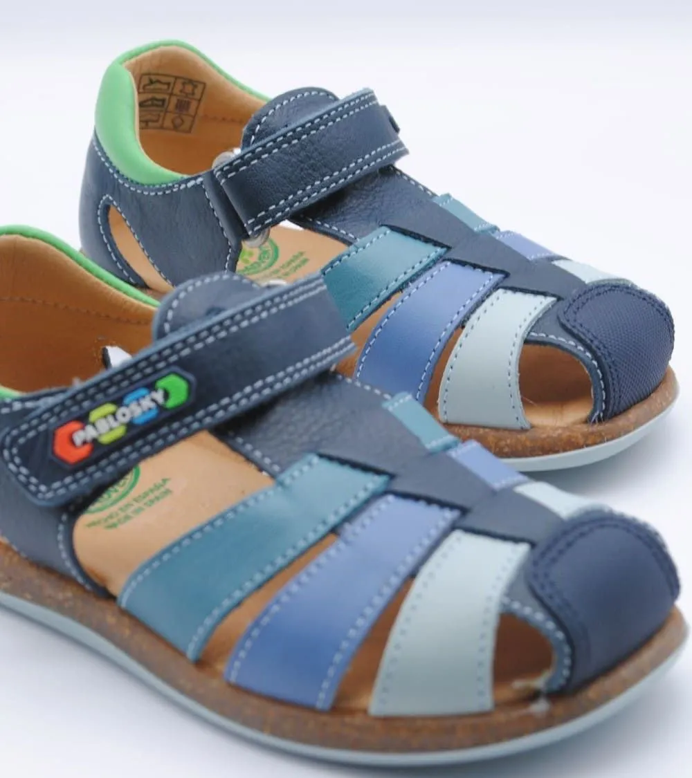 SANDALIAS PABLOSKY BEBÉ NIÑO NIAGARA VELCRO AZUL