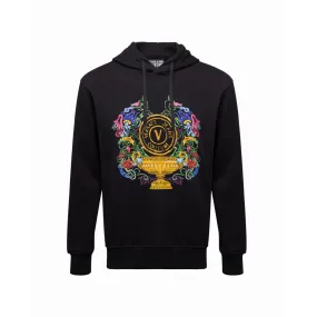 Sudadera Versace Jeans Couture 74GAIF01 Negro