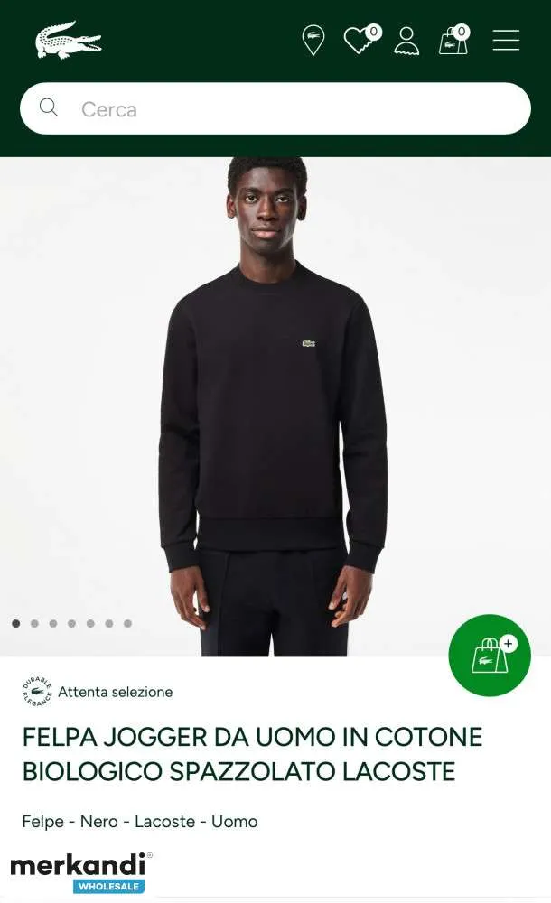 Sudaderas LACOSTE modelo sh9608 colección 2024