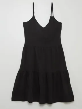 Vestido de tirantes finos 'JDY' - NEGRO