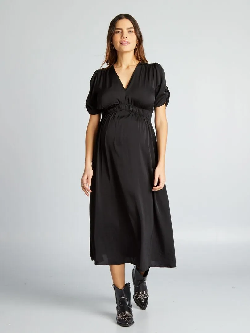 Vestido premamá de ceremonia - negro