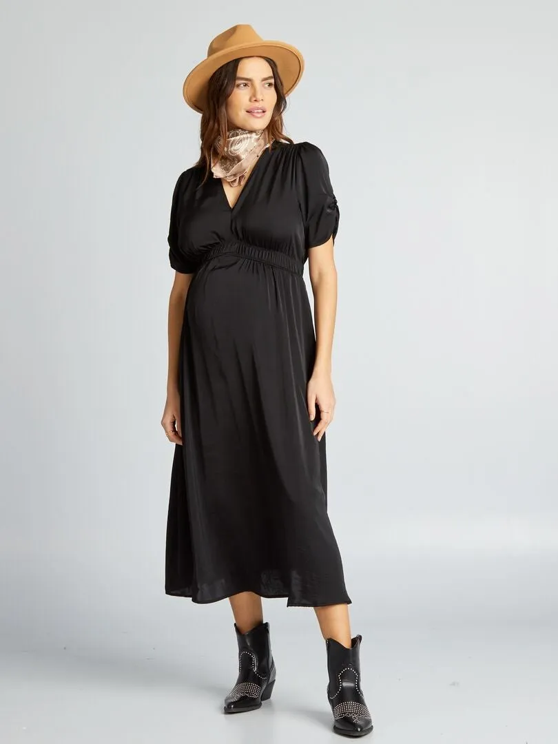 Vestido premamá de ceremonia - negro