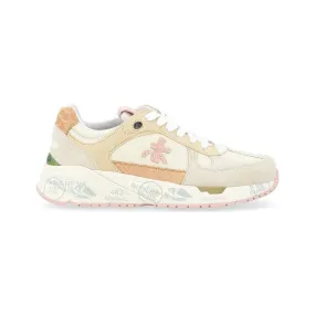 Zapatilla  Beige y rosa