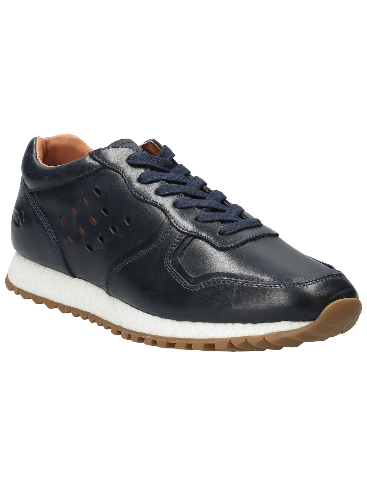 Zapatilla Cuero Hombre Graig Azul Rockford