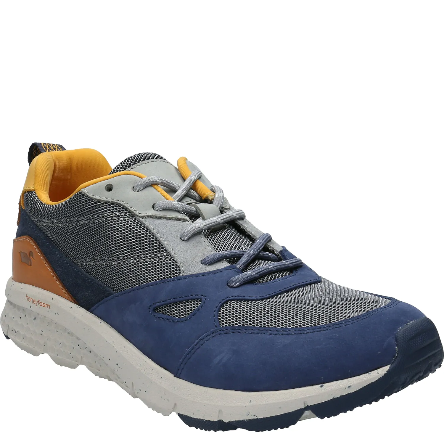 Zapatilla Cuero Hombre Ted Azul Rockford