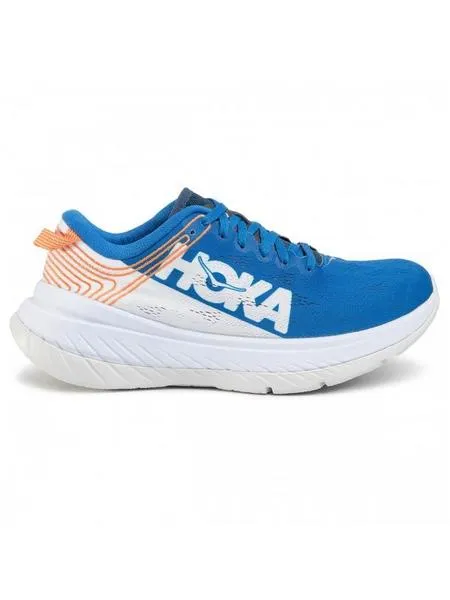 zapatilla hoka m carbonx azul hombre