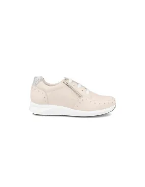 Zapatilla mujer casual beige