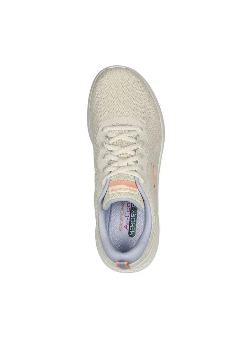 Zapatilla Mujer Skechers Lite Beige