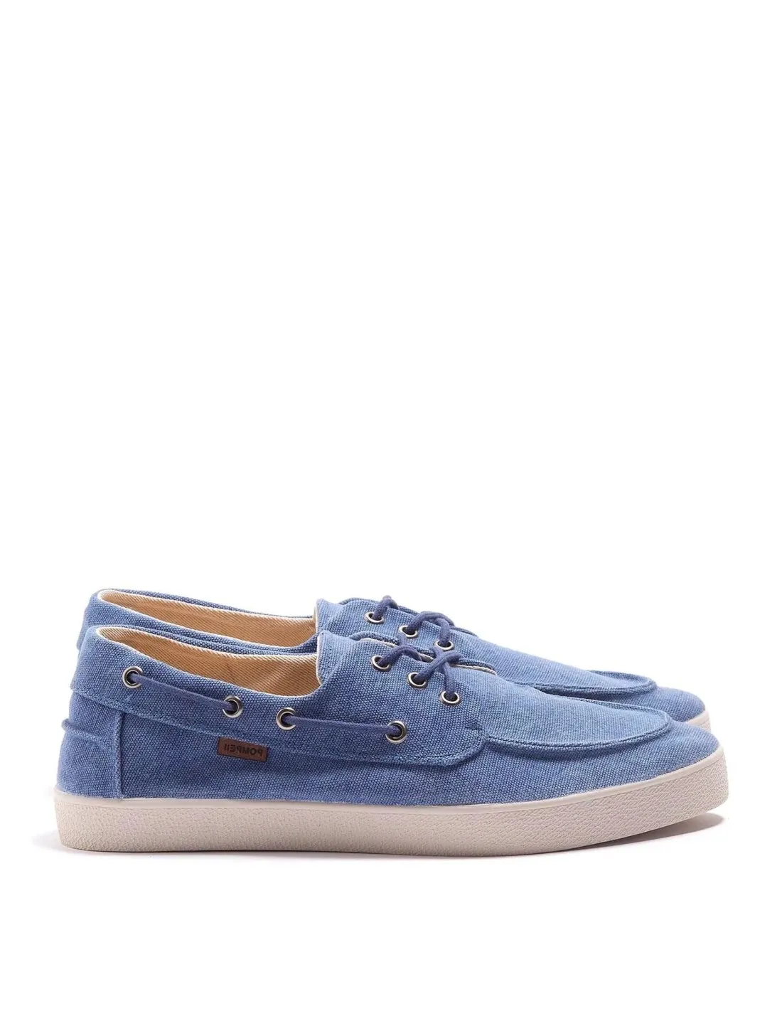 Zapatilla nauticos canvas casual azul Pompeii