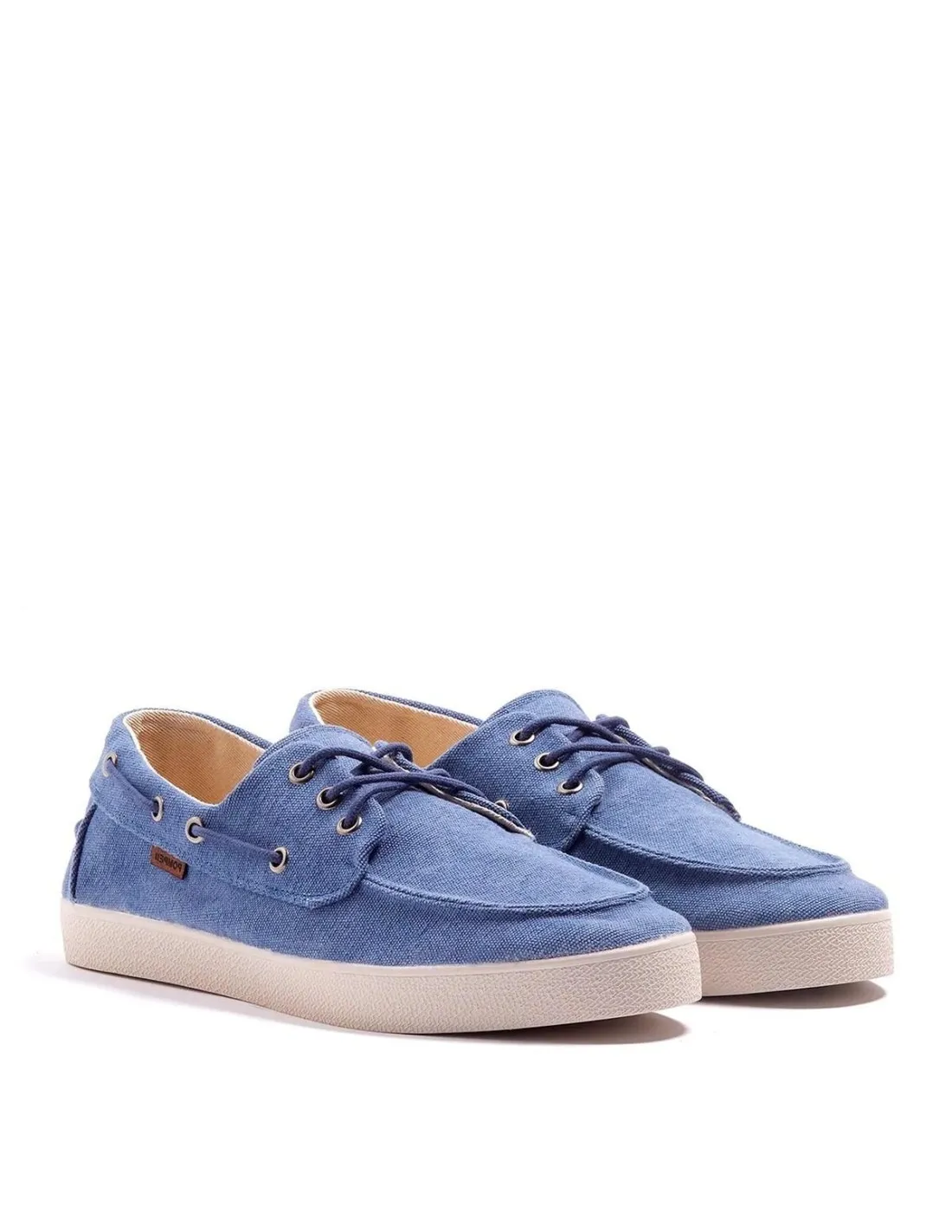 Zapatilla nauticos canvas casual azul Pompeii