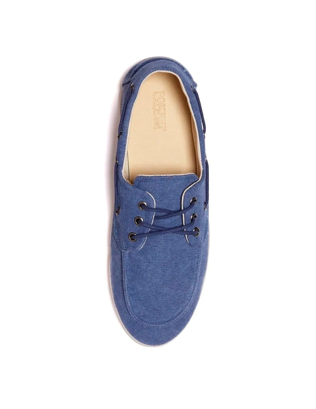 Zapatilla nauticos canvas casual azul Pompeii