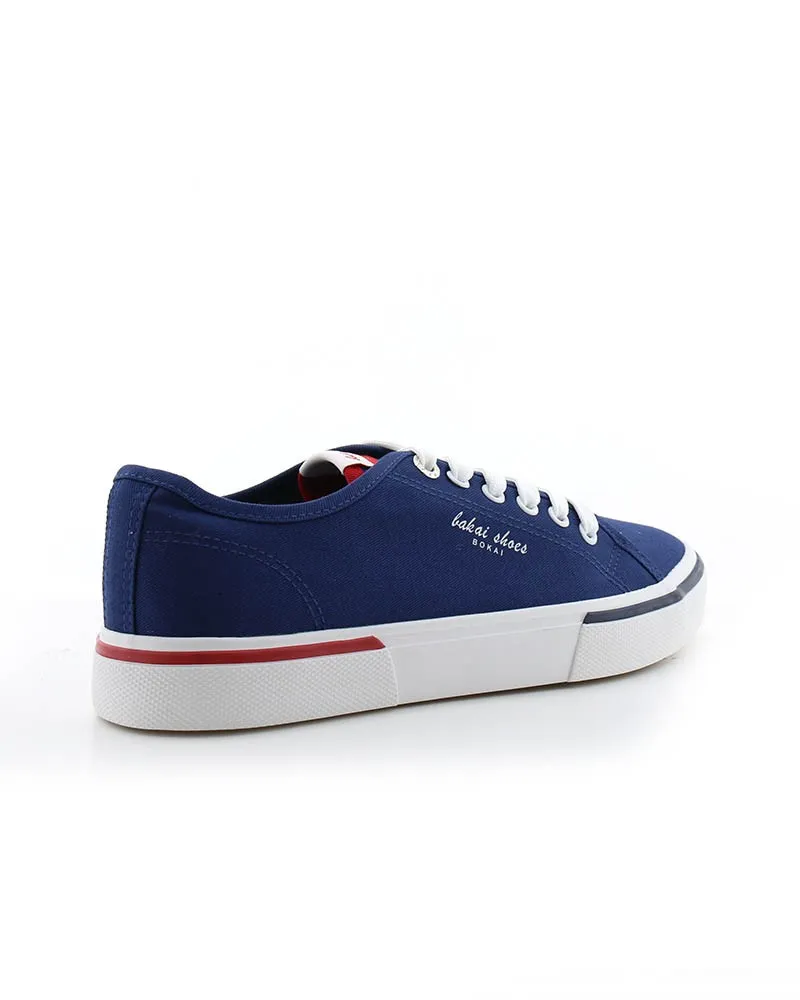 Zapatillas Casual en Azul y Blanco