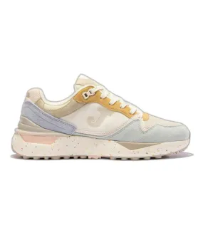 Zapatillas Casual Joma C.3080 Lady 2416 Beige Verde Rosa Niña