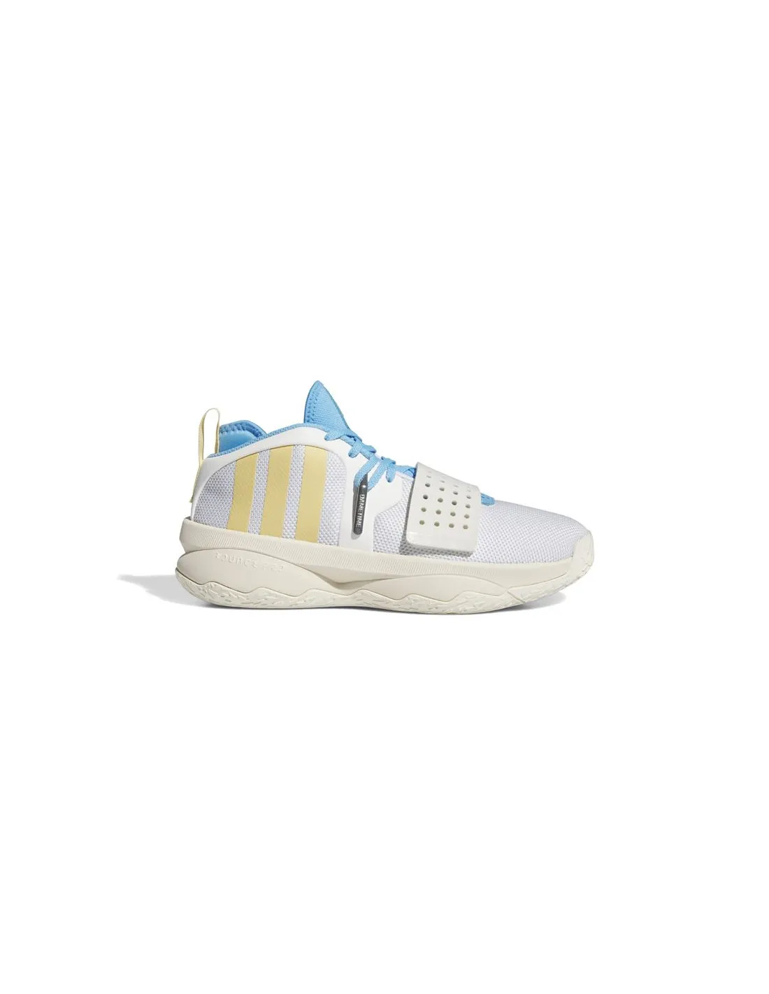 Zapatillas de Baloncesto adidas Dame 8 Extply Blanco Azul