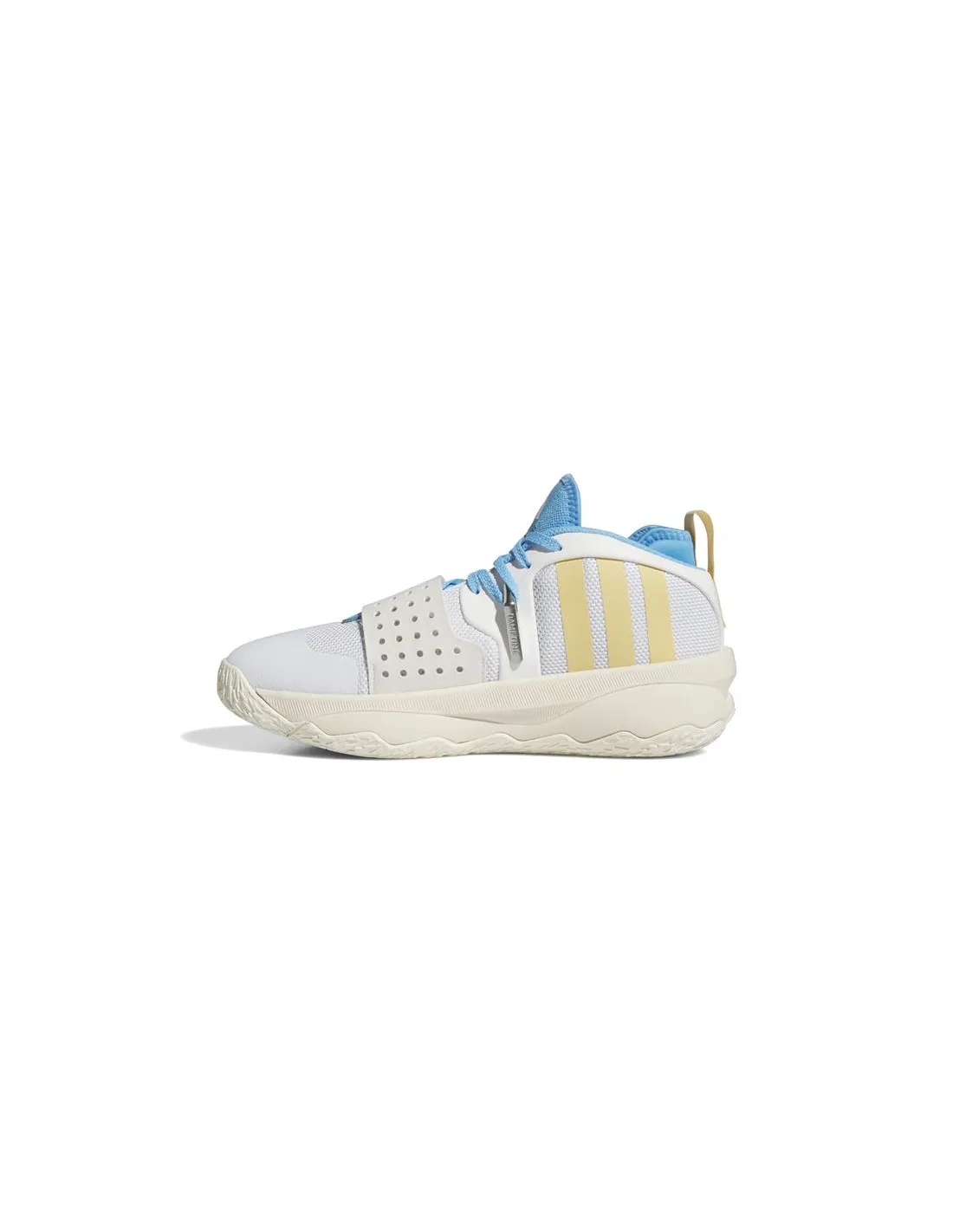 Zapatillas de Baloncesto adidas Dame 8 Extply Blanco Azul